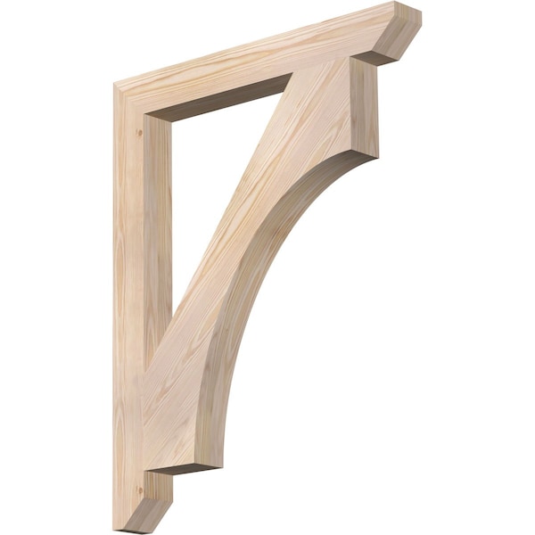 Ekena Millwork Westlake Slat Smooth Bracket, Douglas Fir, 3 1/2"W x 30"D x 38"H BKT04X30X38WTL06SDF - main